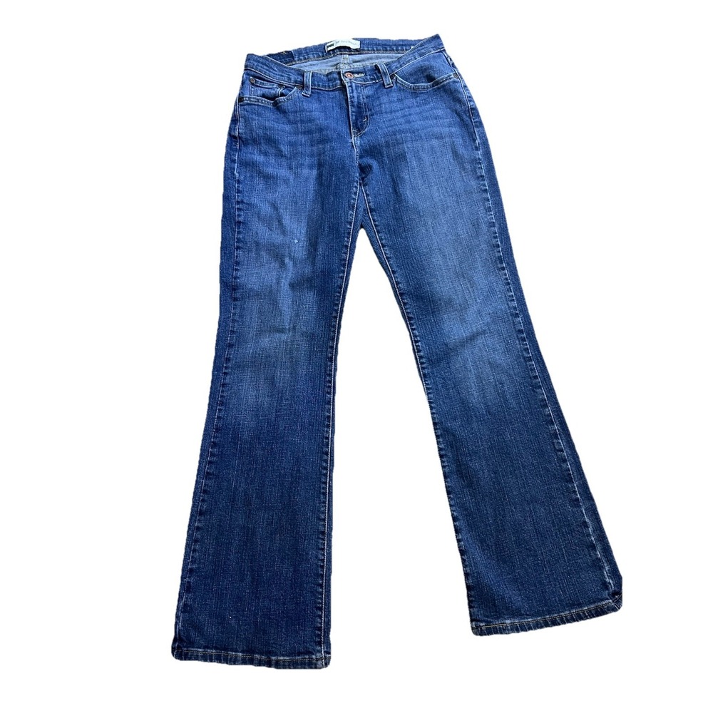 Levi's 529  curvy bootcut jeans women's 10M W30 L32 mid blue stretch‎ Cowgirl